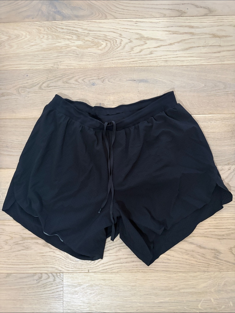 lululemon athletica Black Men’s Athletic Shorts with Drawstring